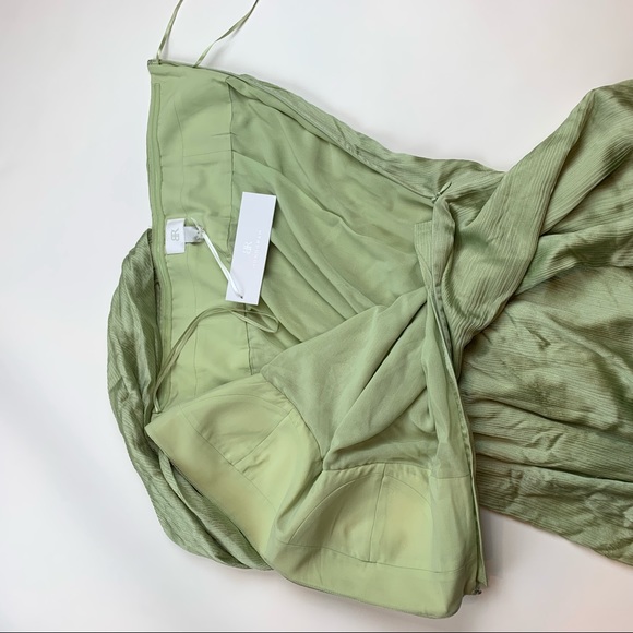 Banana Republic BR Monogram Green Silk Gown - Picture 6 of 6